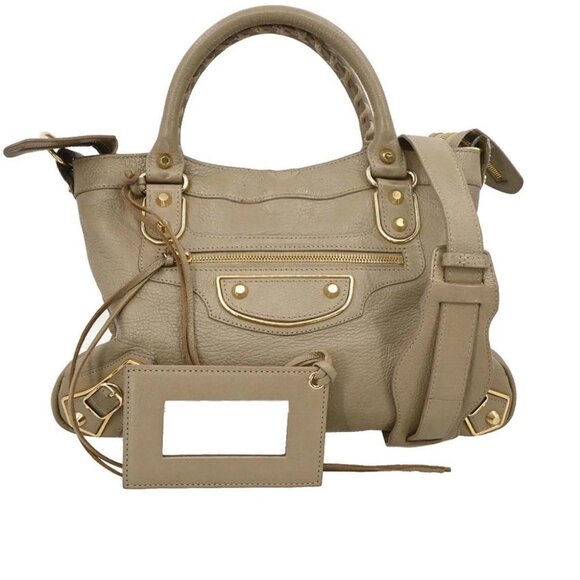 Balenciaga Beige Leather The Town 2way Handbag - Picture 1 of 10
